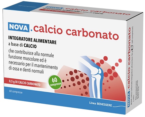 CALCIO CARBONATO 60 COMPRESSE - Farmacianuova.eu