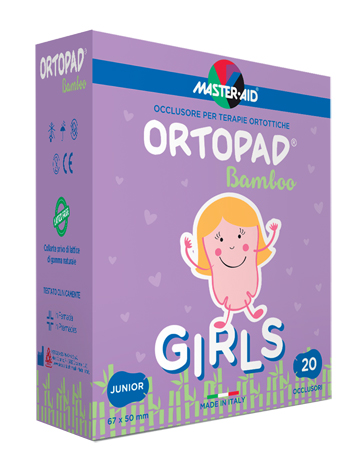 CEROTTO OCULARE PER ORTOTTICA ORTOPAD GIRLS M 5,4X7,6 20 PEZZI - Farmacianuova.eu