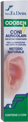 ODOBEN CONO PER PULIZIA AURICOLARE 2 PEZZI - Farmacianuova.eu