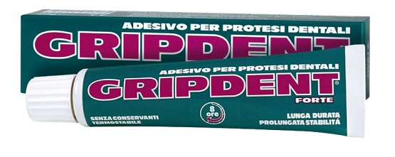 GRIPDENT FORTE ADESIVO PER PROTESI DENTARIA 40 G - Farmacianuova.eu