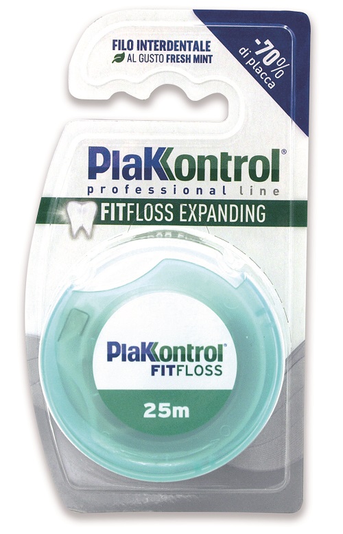 PLAKKONTROL FIT FLOSS FILO 25 M - Farmacianuova.eu