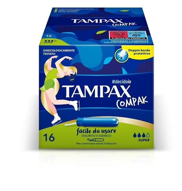 TAMPAX COMPAK SUPER 16 PEZZI - Farmacianuova.eu