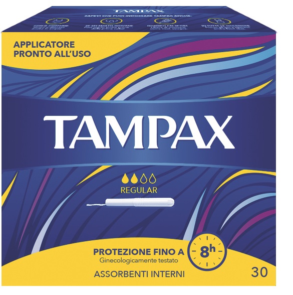 TAMPAX BLUE BOX REGULAR 30 PEZZI - Farmacianuova.eu