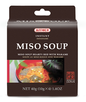 MITOKU ZUPPA DI MISO ISTANTANEA ALLE ALGHE 4 BUSTINE DA 10 G L'UNA - Farmacianuova.eu