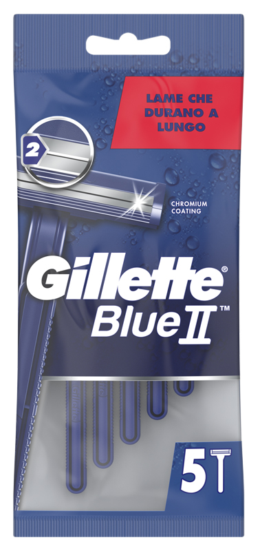RASOIO GILLETTE BLUE II STANDARD 6 X 20 X 5 - Farmacianuova.eu
