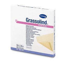 GARZA PARAFFINATA GRASSOLIND 10X10CM 10 PEZZI - Farmacianuova.eu