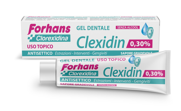 FORHANS CLEXIDIN COLLUTORIO IN GEL ALLA CLOREXIDINA 0,30% 30 - Farmacianuova.eu