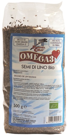 FSC OMEGA3 SEMI DI LINO BIO AD ALTO CONTENUTO DI FIBRA 500 G - Farmacianuova.eu