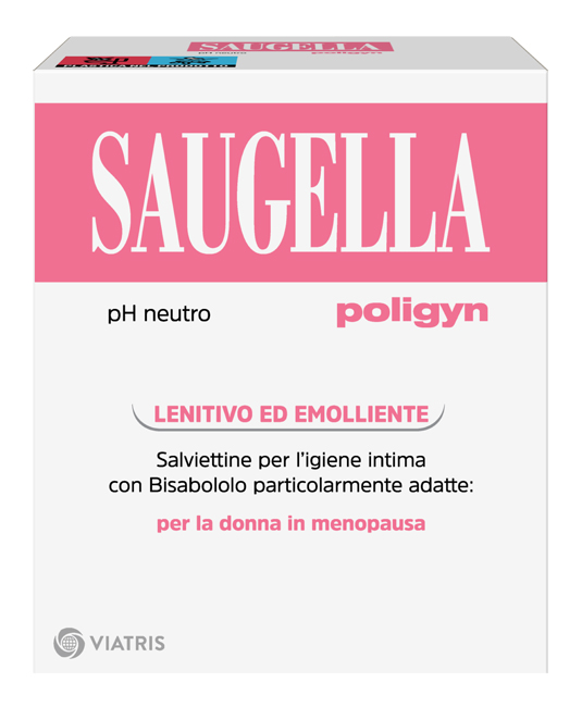 SAUGELLA POLIGYN PH NEUTRO SALVIETTINE IGIENE INTIMA LENITIVO ED EMOLLIENTE 10 PEZZI - Farmacianuova.eu