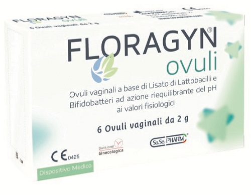 OVULI VAGINALI A BASE DI LATTOBACILLI LISATI FLORAGYN OVULI 12G 6 PEZZI - Farmacianuova.eu