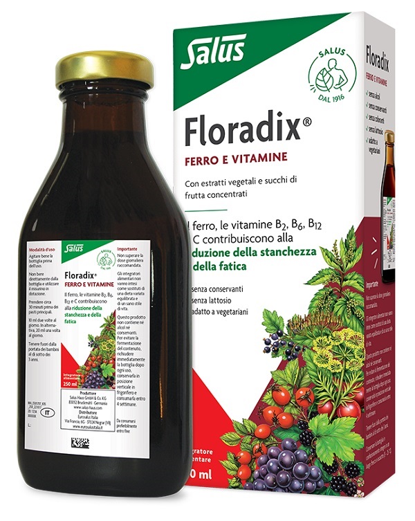 FLORADIX FERRO E VITAMINE 250 ML - Farmacianuova.eu