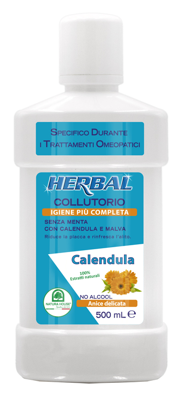 HERBAL COLLUTORIO CALENDULA E MALVA 500 ML - Farmacianuova.eu
