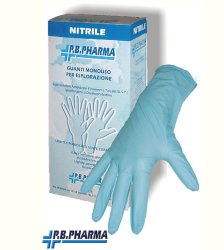 GUANTO NITRILE MEDIO 100 PEZZI - Farmacianuova.eu