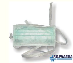 MASCHERINA TNT A 3 VELI CON ELASTICI 50 PEZZI - Farmacianuova.eu