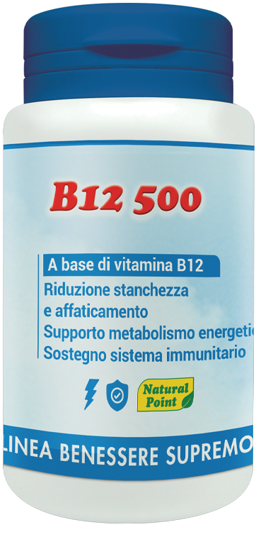 B12 500 CIANOCOBALAMINA 100 CAPSULE VEGETALI - Farmacianuova.eu