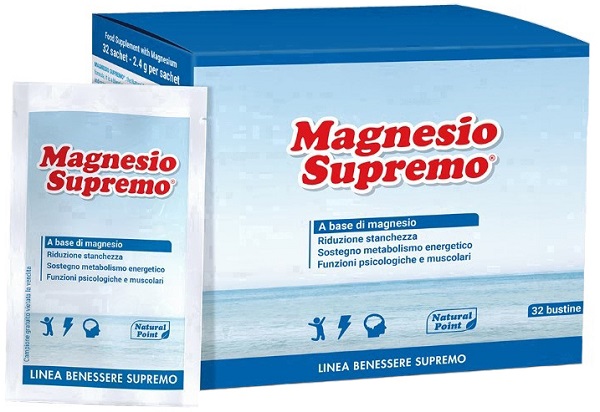 MAGNESIO SUPREMO 32 BUSTINE - Farmacianuova.eu