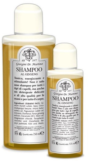 SHAMPOO AL GINSENG 250 ML - Farmacianuova.eu