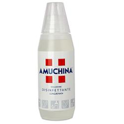 DISINFETTANTE IGIENIZZANTE A BASE DI IPOCLORITO DI SODIO ANTIMICROBICO AD AMPIO SPETTRO D'AZIONE AMUCHINA LIQUIDA 100% 500 ML - Farmacianuova.eu