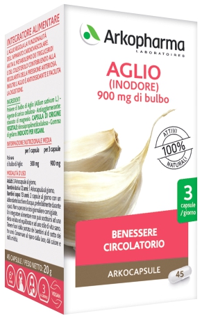 ARKO CAPSULE AGLIO 45 CAPSULE - Farmacianuova.eu