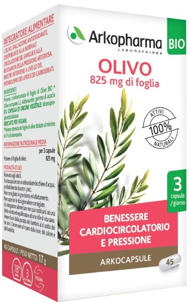 ARKO CAPSULE OLIVO BIO 45 CAPSULE - Farmacianuova.eu