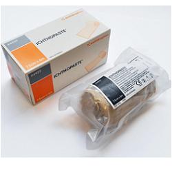 BENDA MEDICATA ICHTHOPASTE CON OSSIDO DI ZINCO ITTIOLO PER TRATTAMENTO ULCERE VENOSE ARTI INFERIORI 7,5X600 CM - Farmacianuova.eu