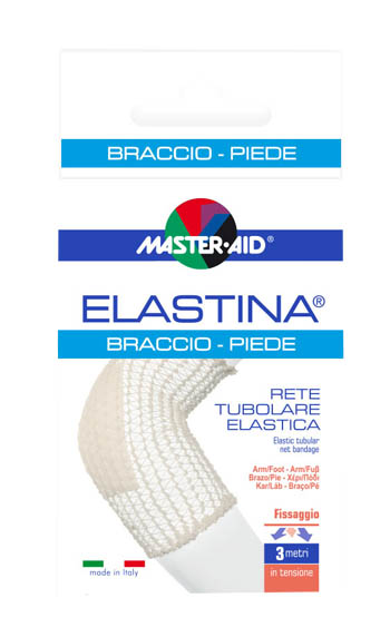 RETE TUBOLARE ELASTICA IPOALLERGENICA MASTER-AID ELASTINA BRACCIO/PIEDE 3 MT IN TENSIONE CALIBRO 4 CM - Farmacianuova.eu