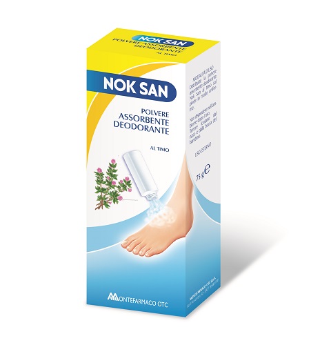 NOK SAN POLVERE ASSORBENTE DEODORANTE 75 G - Farmacianuova.eu