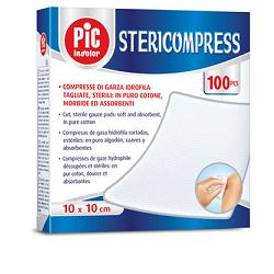 GARZA COMPRESSA IDROFILA PIC 10X10CM 25 PEZZI FUSTELLA - Farmacianuova.eu