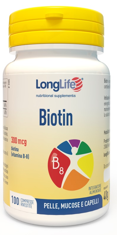 LONGLIFE BIOTIN 100 COMPRESSE - Farmacianuova.eu