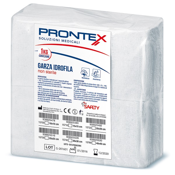 PRONTEX GARZA 40X40CM 1KG - Farmacianuova.eu