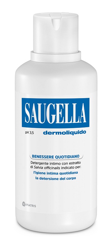 SAUGELLA DERMOLIQUIDO PH 3,5 DETERGENTE INTIMO BENESSERE QUOTIDIANO 500 ML - Farmacianuova.eu