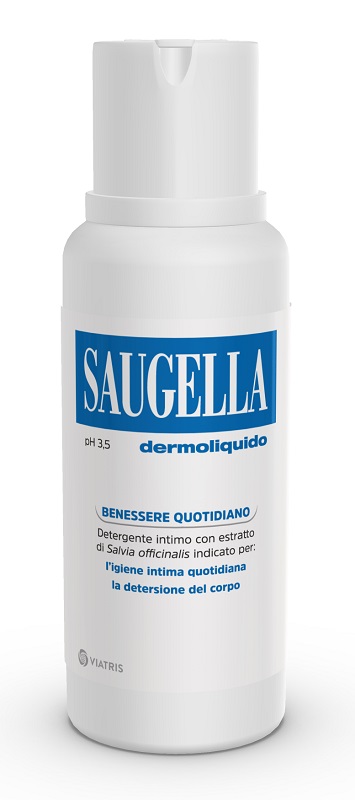 SAUGELLA DERMOLIQUIDO PH 3,5 DETERGENTE INTIMO BENESSERE QUOTIDIANO 250 ML - Farmacianuova.eu