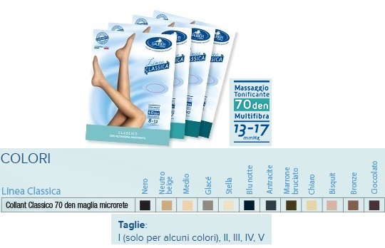 SAUBER COLLANT 70 DENARI MAGLIA MICRORETE NERO 4 LINEA CLASSICA - Farmacianuova.eu