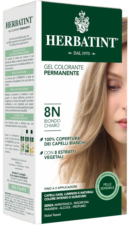 HERBATINT 8N BIONDO CHIARO 150 ML - Farmacianuova.eu