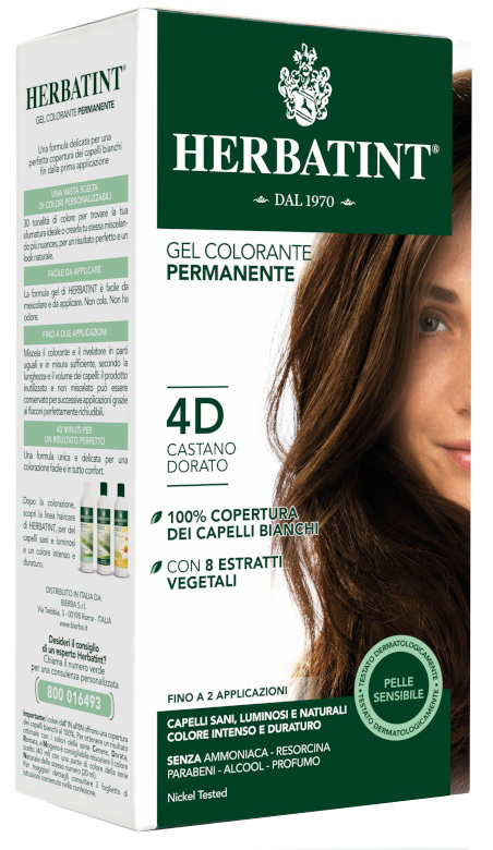 HERBATINT 4D CASTANO DORATO 150 ML - Farmacianuova.eu