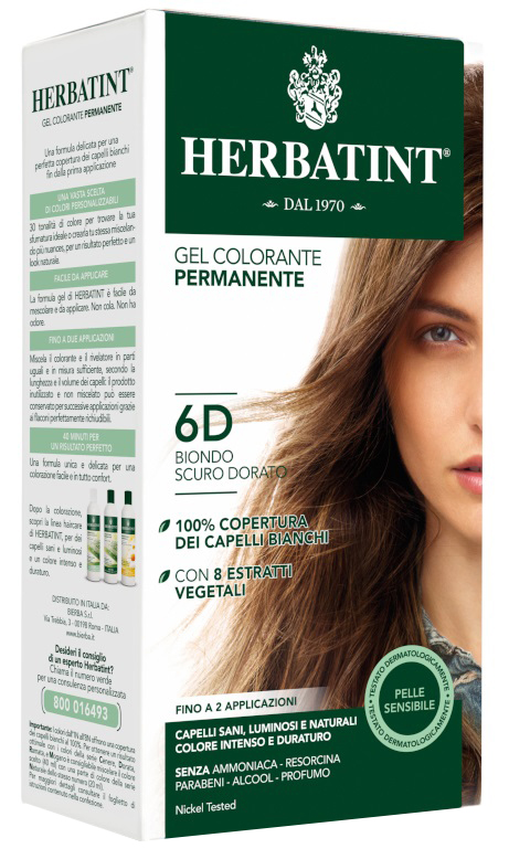 HERBATINT 6D BIONDO SCURO DORATO 150 ML - Farmacianuova.eu