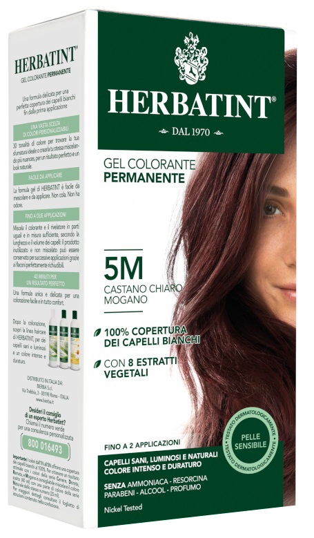 HERBATINT 5M CASTANO CHIARO MOGANO 150 ML - Farmacianuova.eu