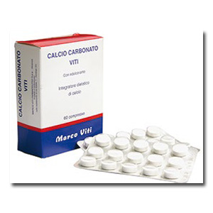 CALCIO CARBONATO VITI 60 COMPRESSE - Farmacianuova.eu