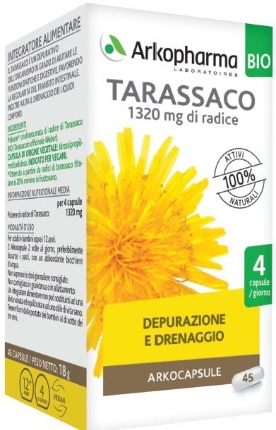 ARKO CAPSULE TARASSACO BIO 45 CAPSULE - Farmacianuova.eu