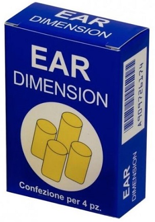 EAR DIMENSION TAPPO AURICOLARE IN SPUGNA 4 PEZZI - Farmacianuova.eu