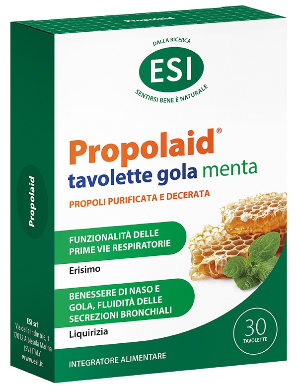 ESI PROPOLAID TAVOLETTE GOLA MENTA 30 TAVOLETTE - Farmacianuova.eu