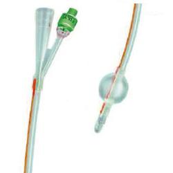 CATETERE FOLEY IN SILICONE TRASPARENTE A 2 VIE CON PALLONCINO 5-10ML DIAMETRO CH24 8,00MM LUNGHEZZA 40CM - Farmacianuova.eu