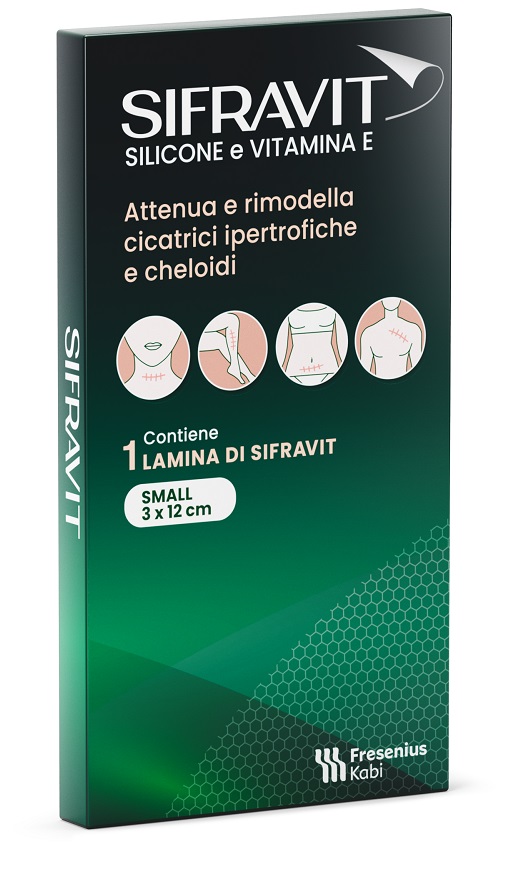 SIFRAVIT PLACCA SILICONE 3X12 CM SMALL 1 PEZZO - Farmacianuova.eu