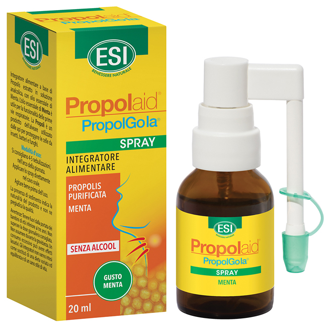 ESI PROPOLAID SPRAY GOLA ANALCOLICO MENTA 20 ML - Farmacianuova.eu