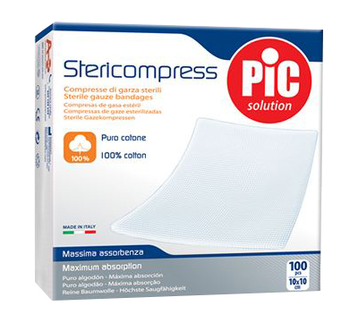 GARZA IDROFILA 16 STRATI CON FILO DI BARIO 5X5CM - Farmacianuova.eu