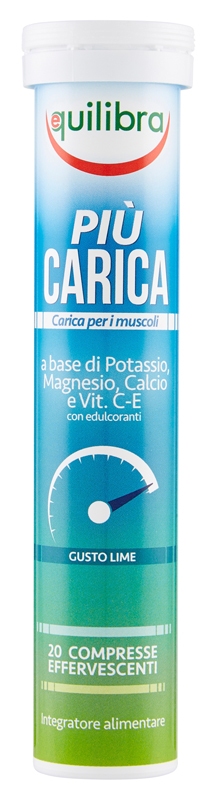 PIU' CARICA GUSTO LIME 20 COMPRESSE EFFERVESCENTI - Farmacianuova.eu