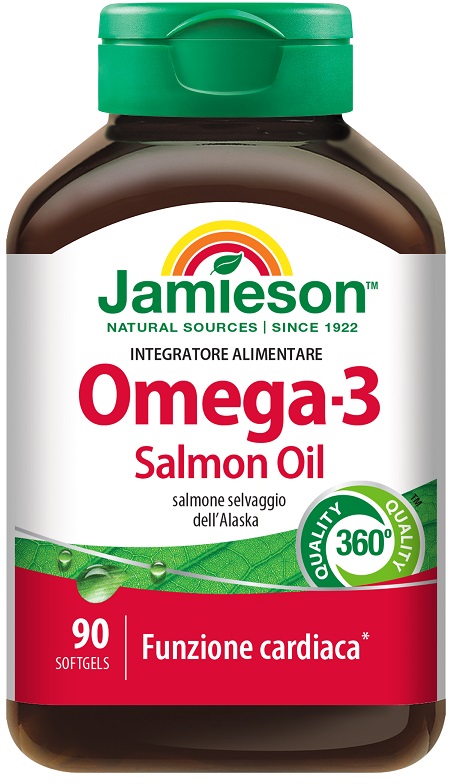 JAMIESON OMEGA 3 SALMON OIL 90 PERLE - Farmacianuova.eu