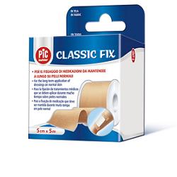 CEROTTO IN ROCCHETTO PIC CLASSIC FIX TELA 1,25CMX500 CM CON  FUSTELLA - Farmacianuova.eu