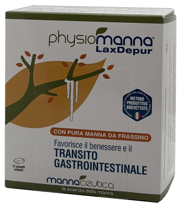 PHYSIOMANNA LAXDEPUR MANNITE DUFOUR 12 PANETTI SOLUBILI DA 10 G - Farmacianuova.eu