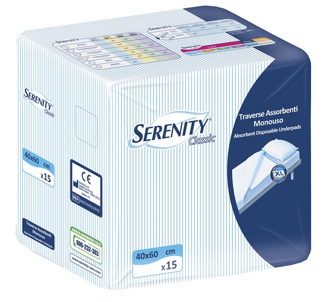 TRAVERSA SALVAMATERASSO SERENITYCLASSIC  XL MISURA 60X90CM 30 PEZZI - Farmacianuova.eu